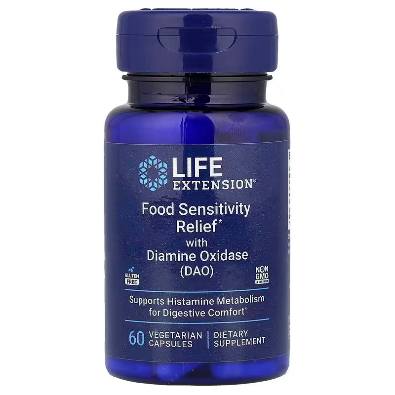 Food Sensitivity Relief with Diamine Oxidase (DAO)