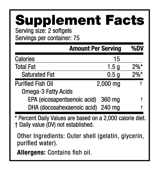 Omega-3 150ct
