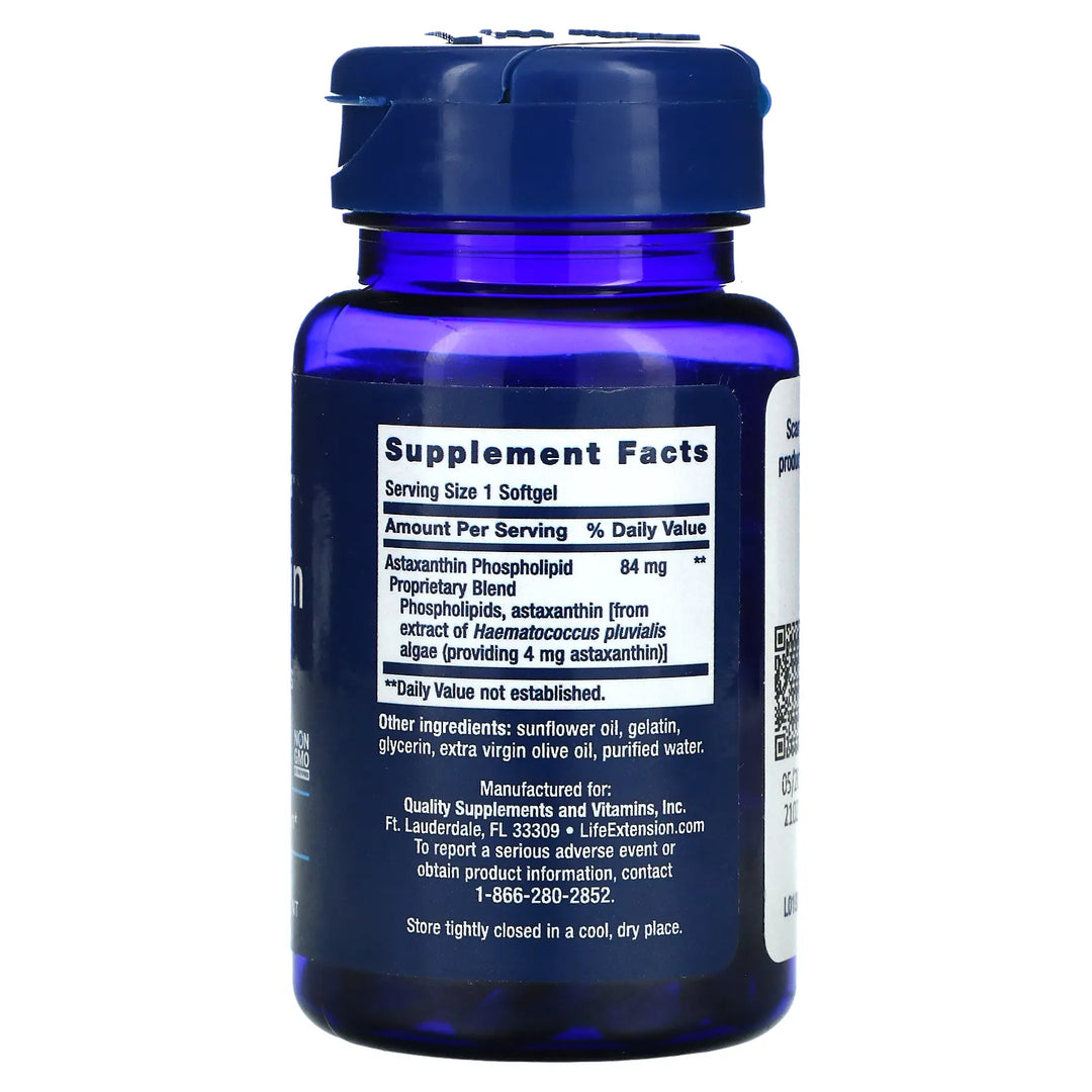 Astaxanthin With Phospholipids 4mg