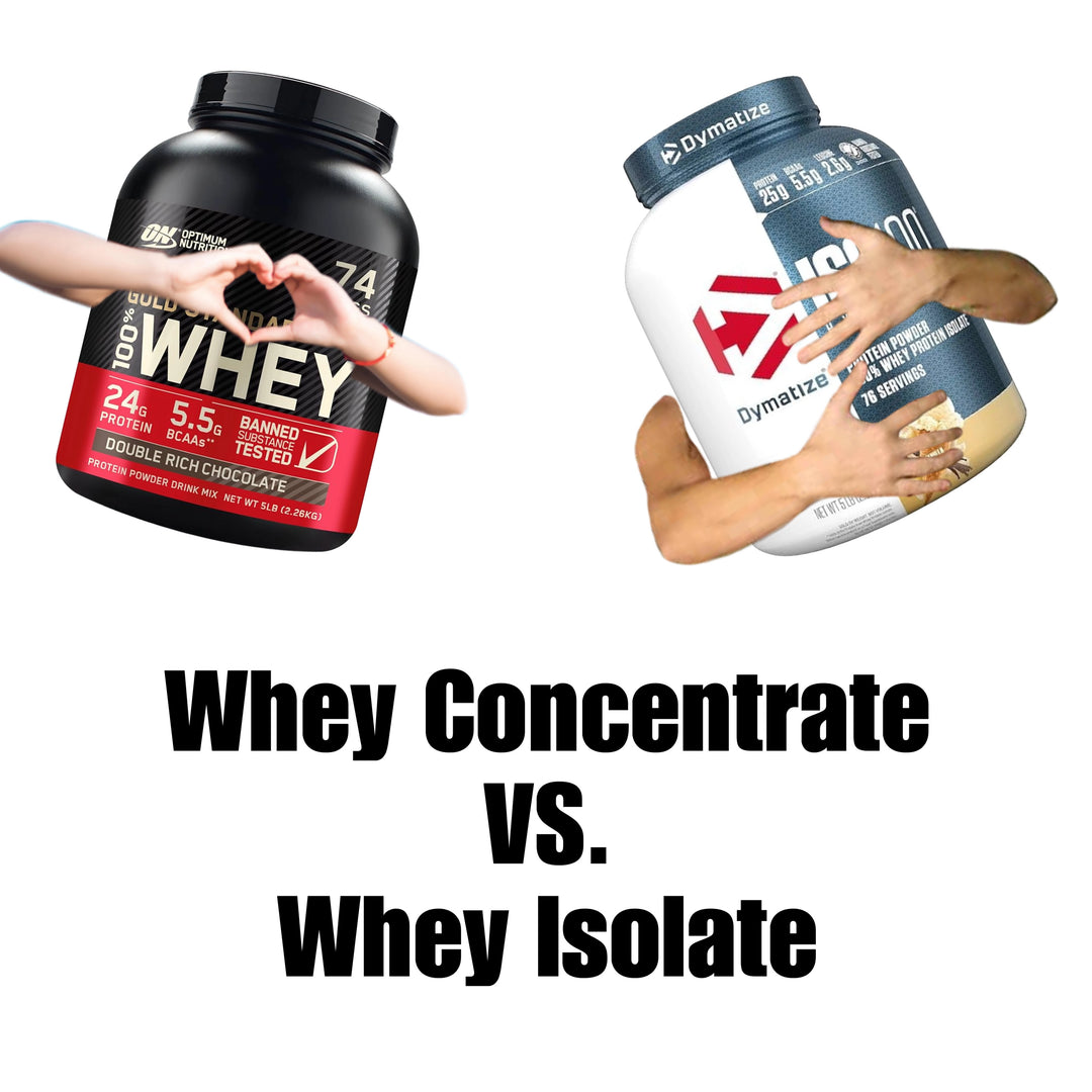 Whey Protein Isolate vs. Whey Protein Concentrate: The Ultimate Comparison