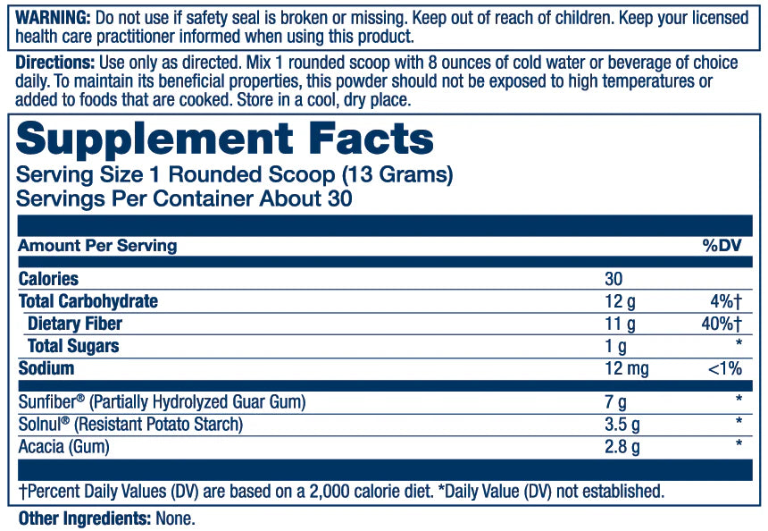 Solaray Triple Fiber
