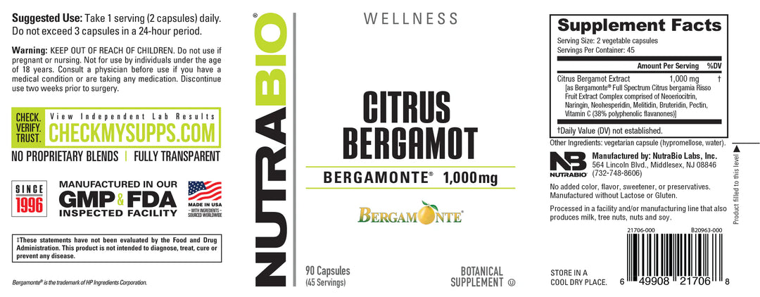 Citrus Bergamot Supplement