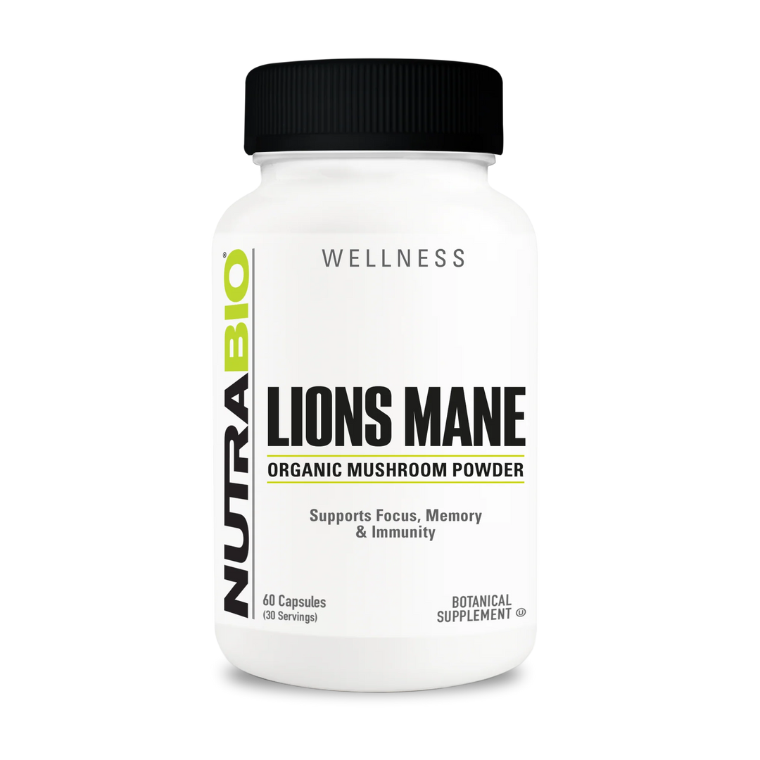 Organic Lions Mane (500mg) - NutraBio
