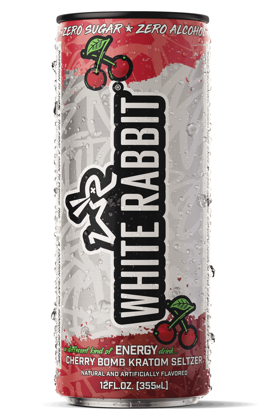 White Rabbit Kratom Seltzer - Cherry Bomb