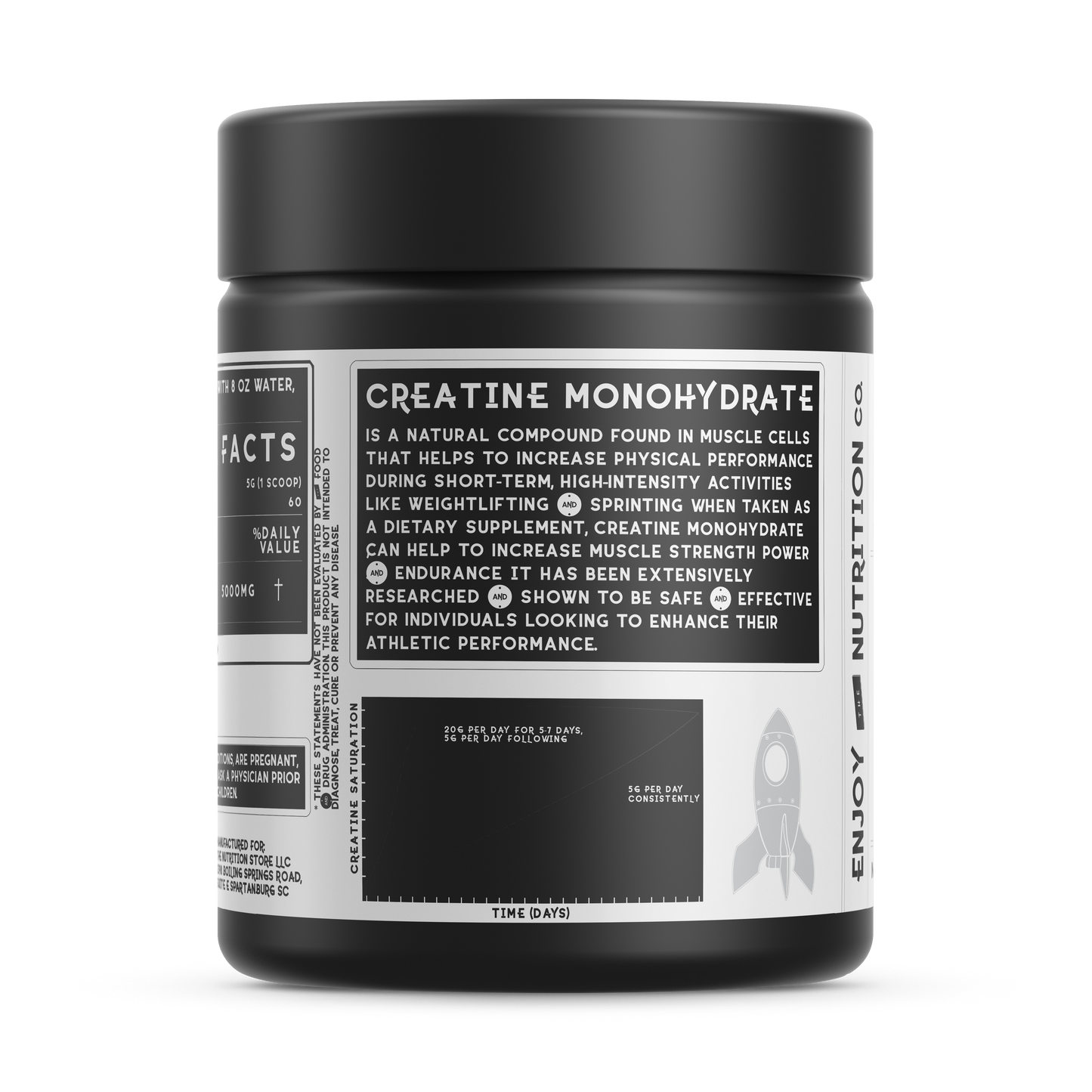 Enjoy The Creatine (Creatine Monohydrate 60 Servings)