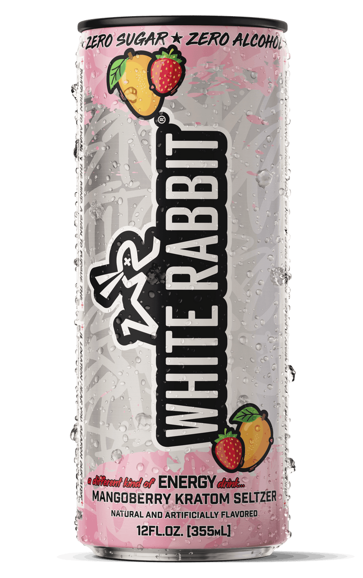 White Rabbit Kratom Seltzer - MangoBerry