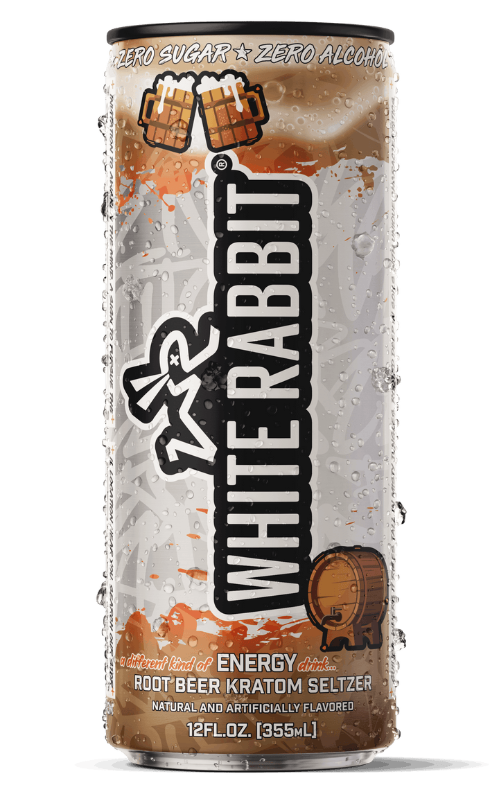 White Rabbit Kratom Seltzer - Root Beer