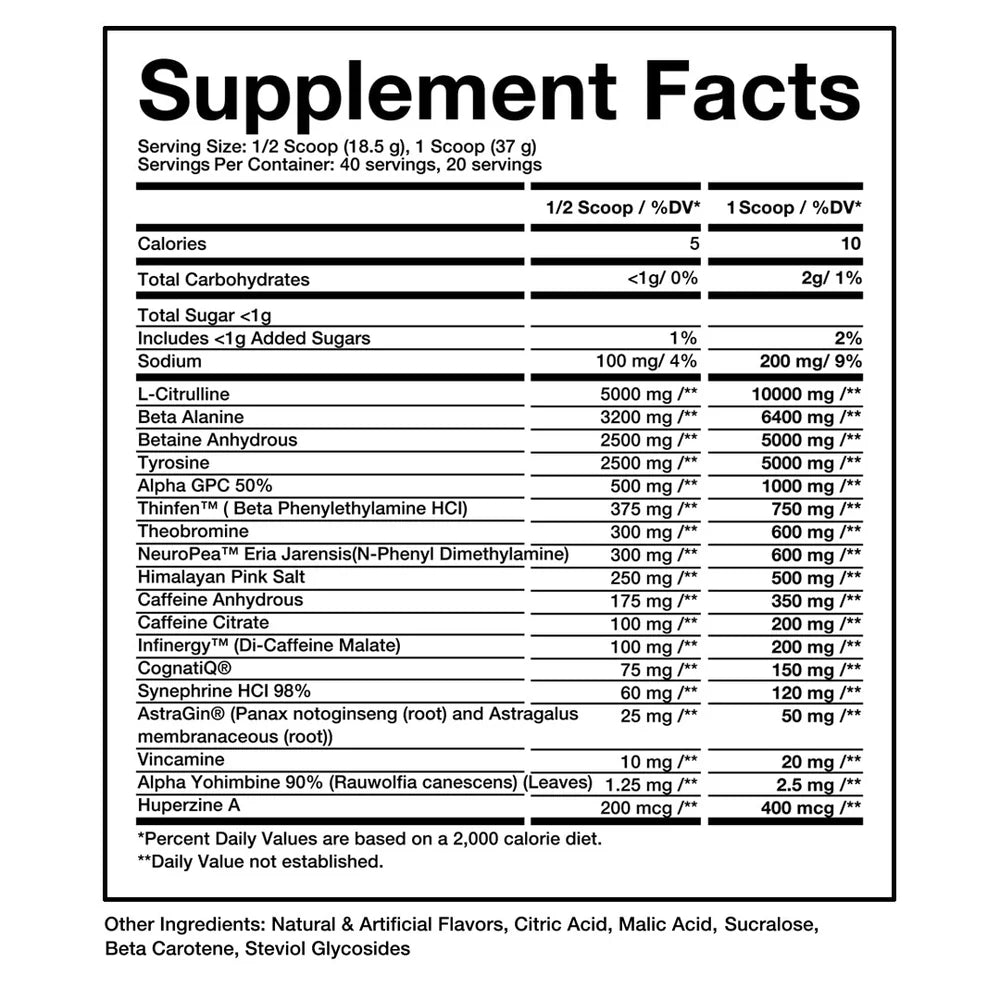 Assassin Pre-workout