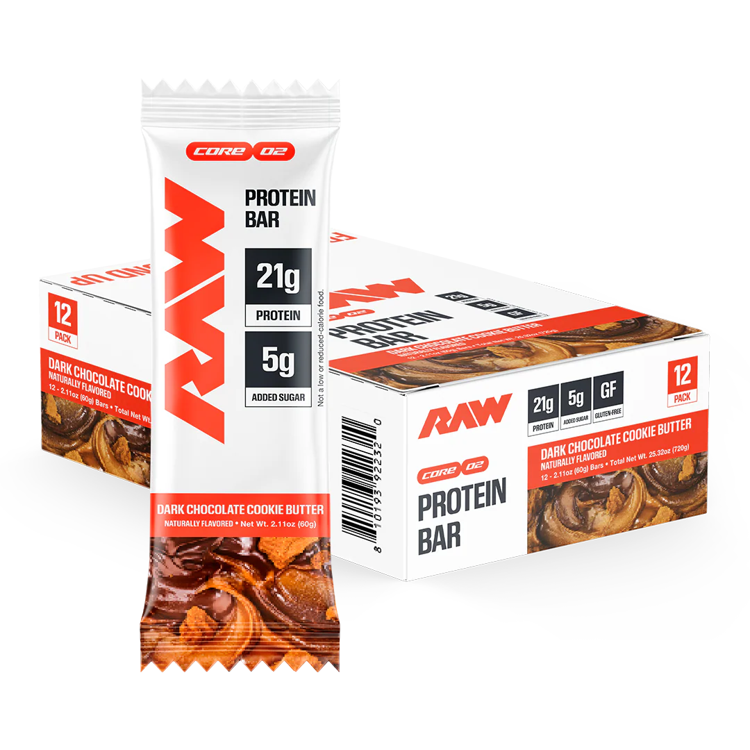 Raw RAW Protein Bar Dark Chocolate Cookie Butter — product image