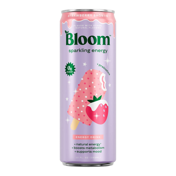 Bloom Energy Strawberry Shortie – single 12 fl oz can