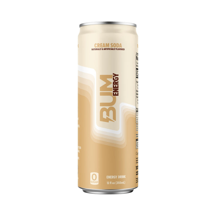 BUM Energy Cream Soda 12 oz can