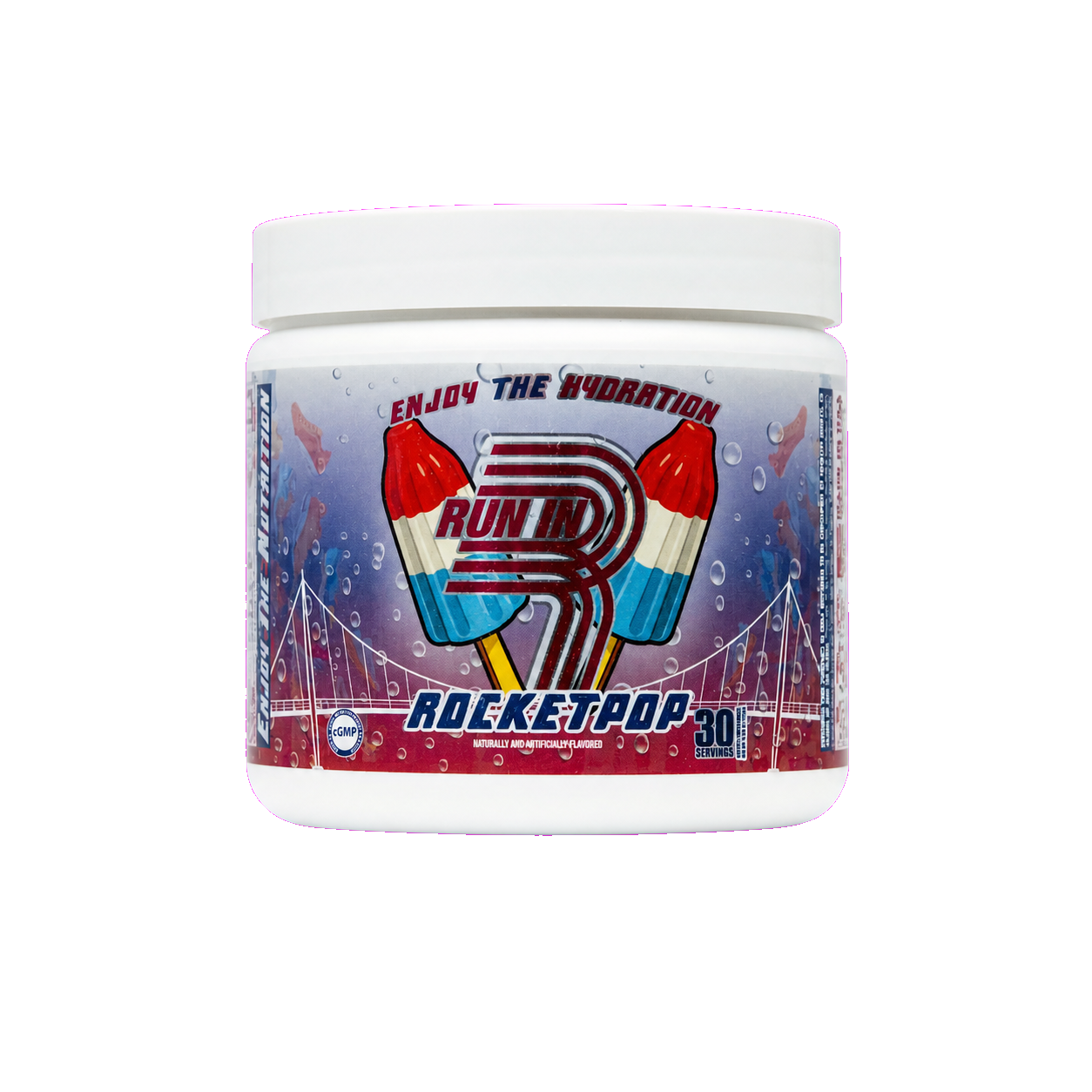 ENJOY THE HYDRATION Rocket Pop product mockup