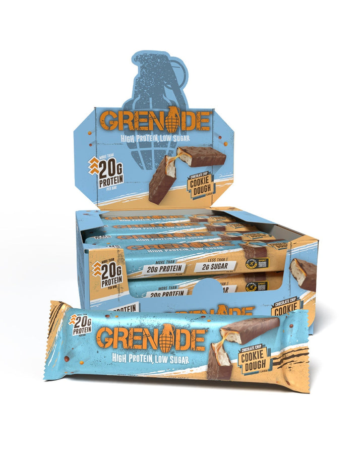Grenade Chocolate Chip Cookie Dough protein bar