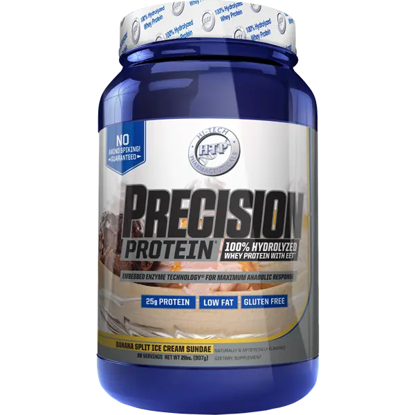 Hi-Tech Precision Protein 2lb tub – Banana Split Ice Cream Sundae