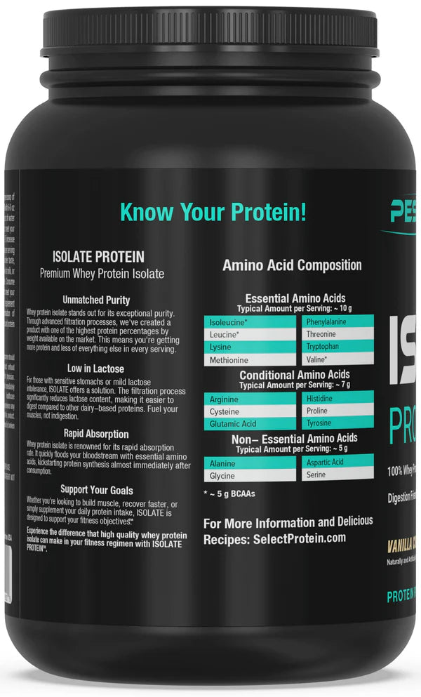 Select Isolate Protein 27 Servings