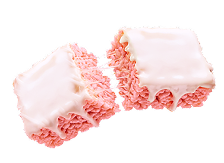 Prime Bites Strawberries and Cream Protein Rice Treat