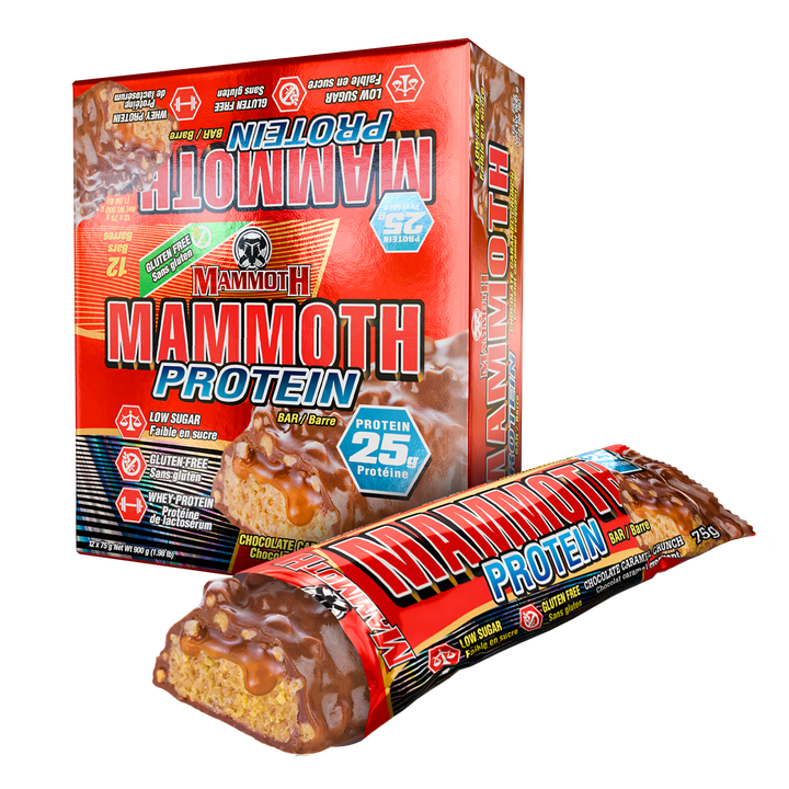 Mammoth Protein Bar Chocolate Caramel Crunch