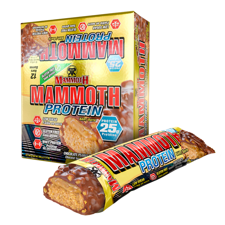 Mammoth Protein Bar Chocolate Peanut Butter Crunch
