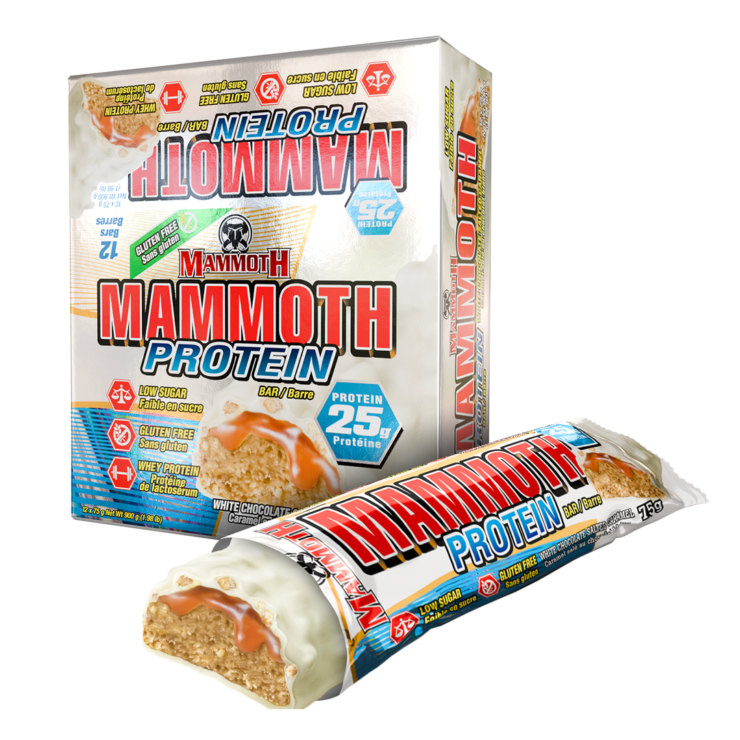 Mammoth Protein Bar White Chocolate Salted Caramel