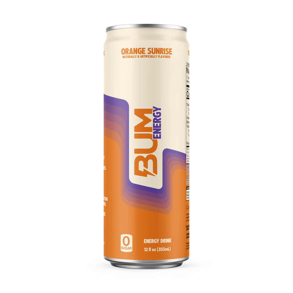 BUM Energy Orange Sunrise can