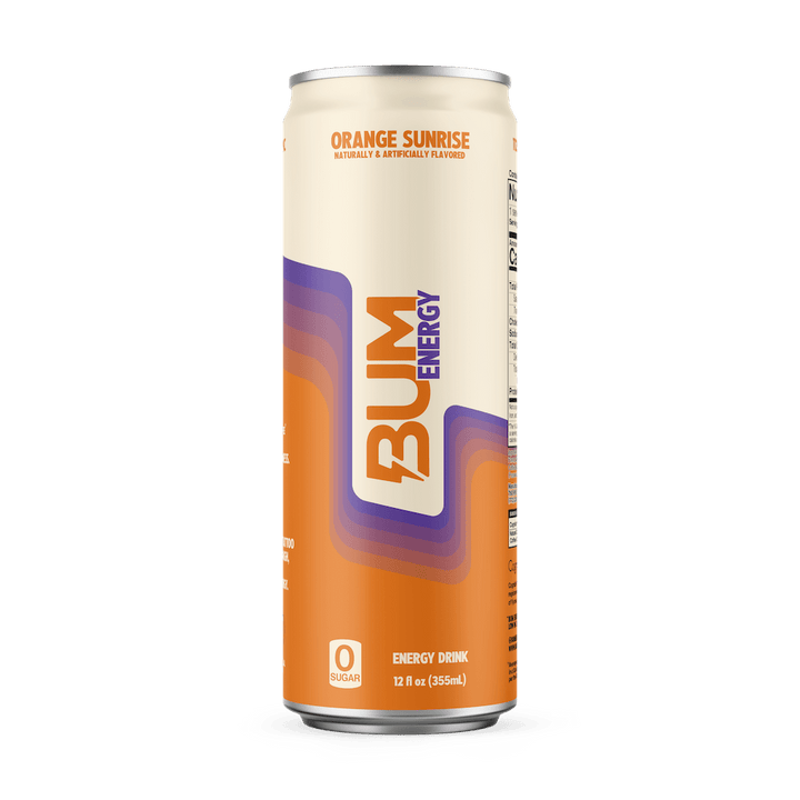 BUM Energy Orange Sunrise can
