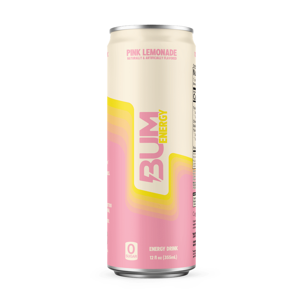 BUM Energy Pink Lemonade can