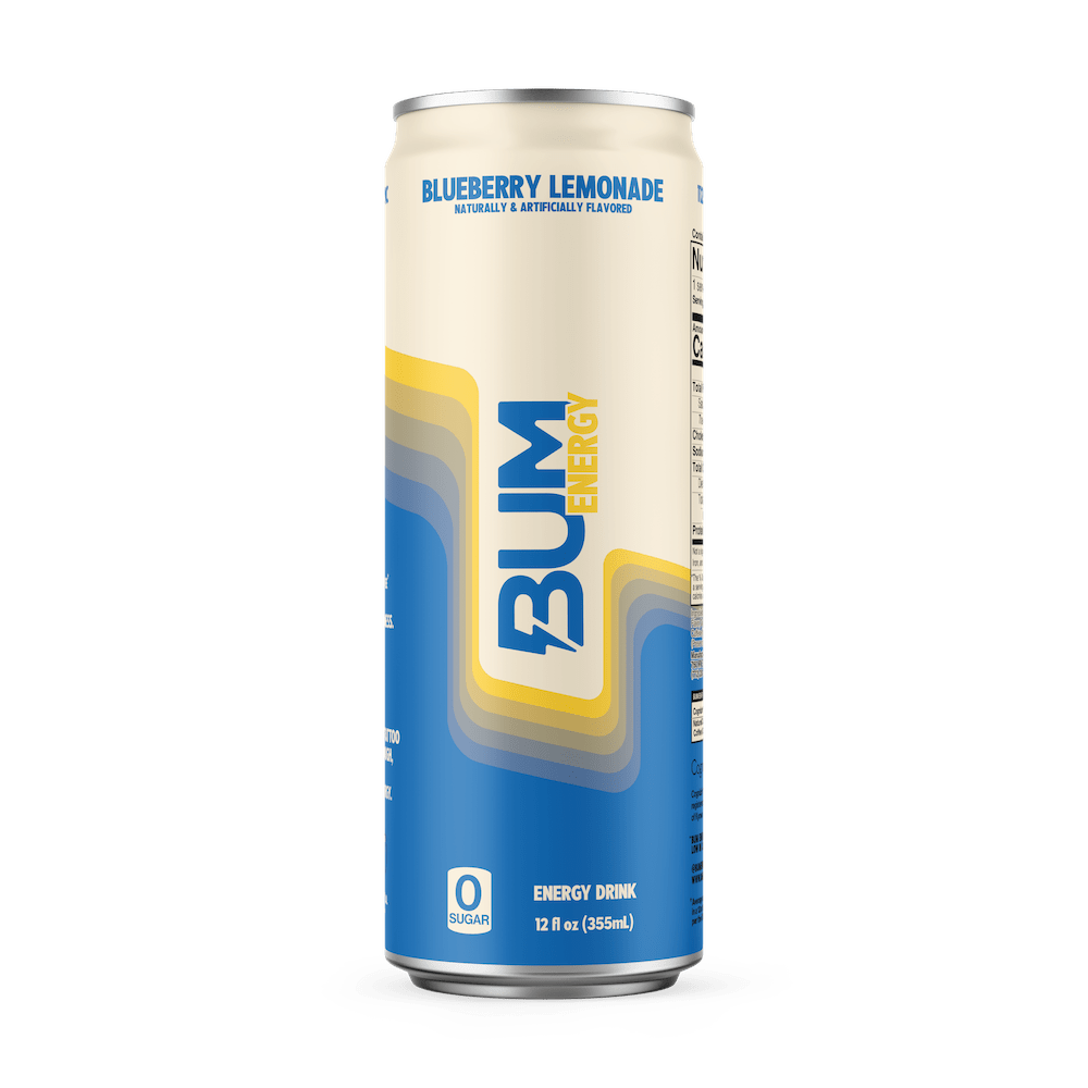 BUM Energy Blueberry Lemonade can