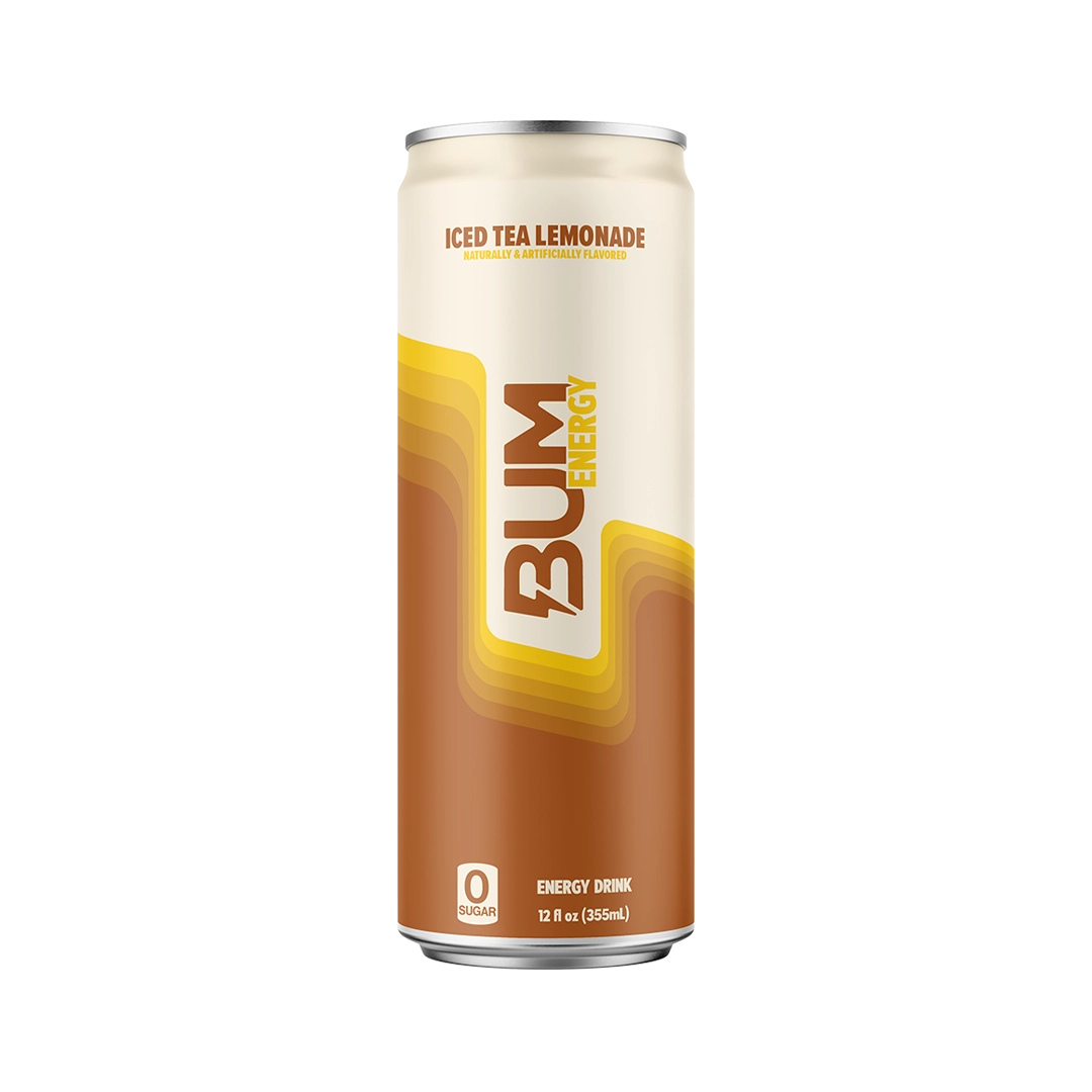BUM Energy Ice Tea Lemonade can