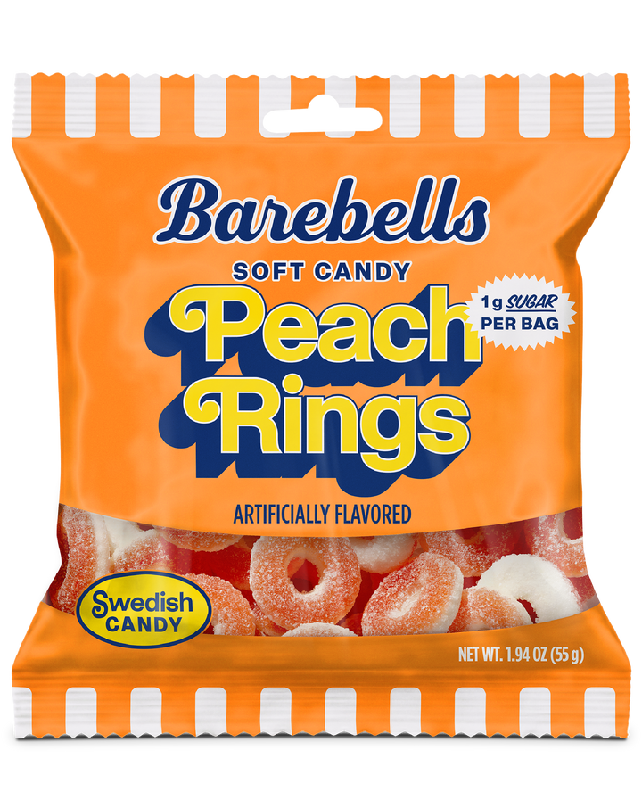 Barebells Soft Candy Peach Rings 55g bag