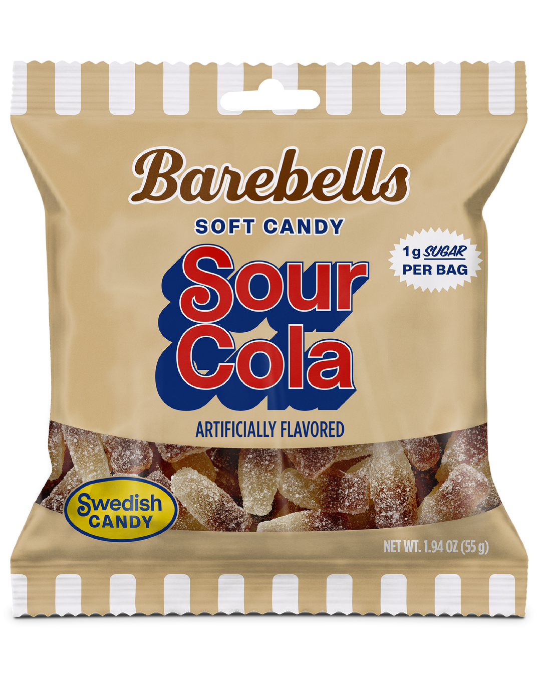 Barebells Soft Candy Sour Cola 55g bag