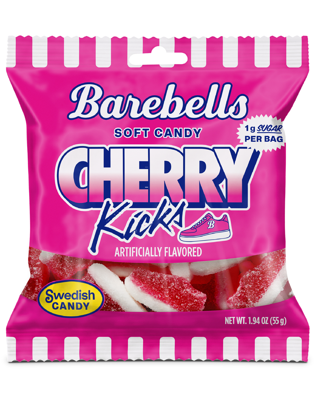 Barebells Soft Candy Cherry Kicks 55g bag